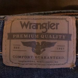 Selling some wangler premium quality pants, size 29x30, color: blue